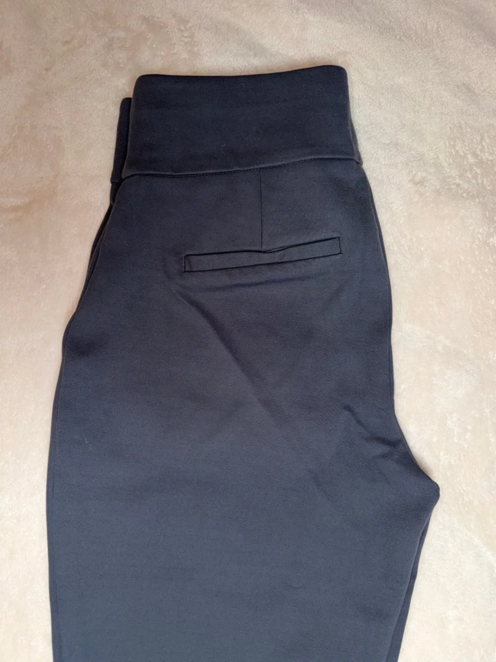 Express Charcoal Columnist Straight High Rise Pants Grey Size M 8 Like New